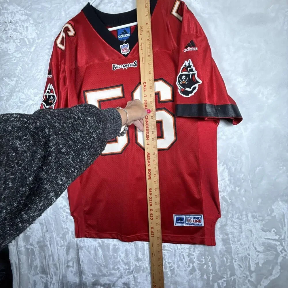 LG VINTAGE *Signed* HARDY NICKERSON BUCCANEERS JERSEY 46 ADIDAS PRO LINE Stitch